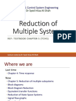 Reduction of Multiple Systems: ME211 Control System Engineering