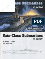 Squadron Signal Warships 4028 Gato Class Submarine in Action