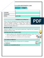 EVALUACIÓN DIÁGNOSTICA 2021 - Personal Social