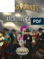 SWADE - Deadlands - The Weird West - Archetype Cards - Set 01