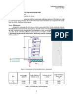 Verification Analysis of The Redi Rock Wall