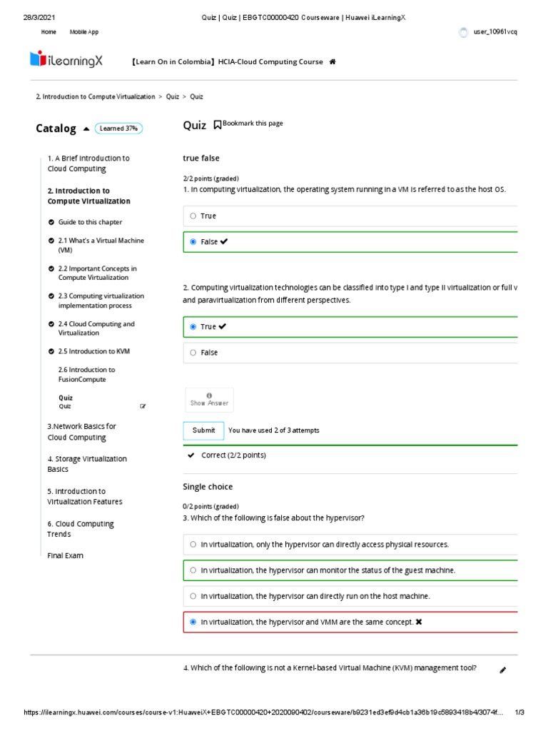 Quiz - Quiz - EBGTC00000420 Courseware - Huawei ILearningX2 | PDF