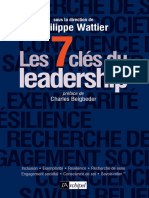 Les 7 Clés Du Leadership by Philippe Wattier