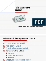 Prezentare SO UNIX + Linux