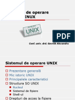 Prezentare BTI - SO UNIX