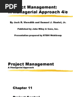 Project Management: A Managerial Approach 4/e: by Jack R. Meredith and Samuel J. Mantel, JR