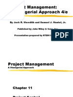 Project Management: A Managerial Approach 4/e: by Jack R. Meredith and Samuel J. Mantel, JR