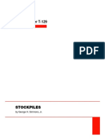 Technical Paper T-129: Stockpiles