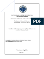 Contributo Da Musicoterapia para A Inclusão de Alunos Com Deficiência Mental Na Escola