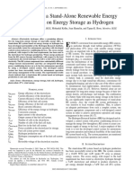 Performance of A Stand-Alone Renewable Energy System Based On Energy Storage As Hydrogen