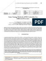 Some Tuning Methods of PID Controller