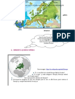 EUROPA - Poziția Geografică Și Tărmurile