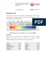 PH en Alimentos