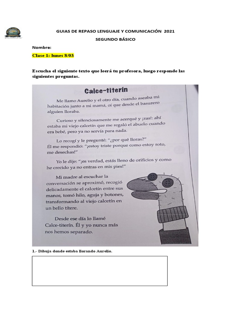 Guía de Repaso: Lenguaje Primaria | PDF | Artes del Lenguaje y Comunicación