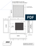 The Hosterman Pollen Trap Construction Details For Box Assembly