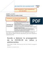 Cuidados de bioseguridad para niños ante COVID