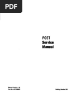 Criticare Poet - Service Manual