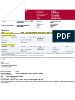 Electronic Ticket Receipt: Itinerary