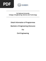 BE (Hons) - Civil Engineering