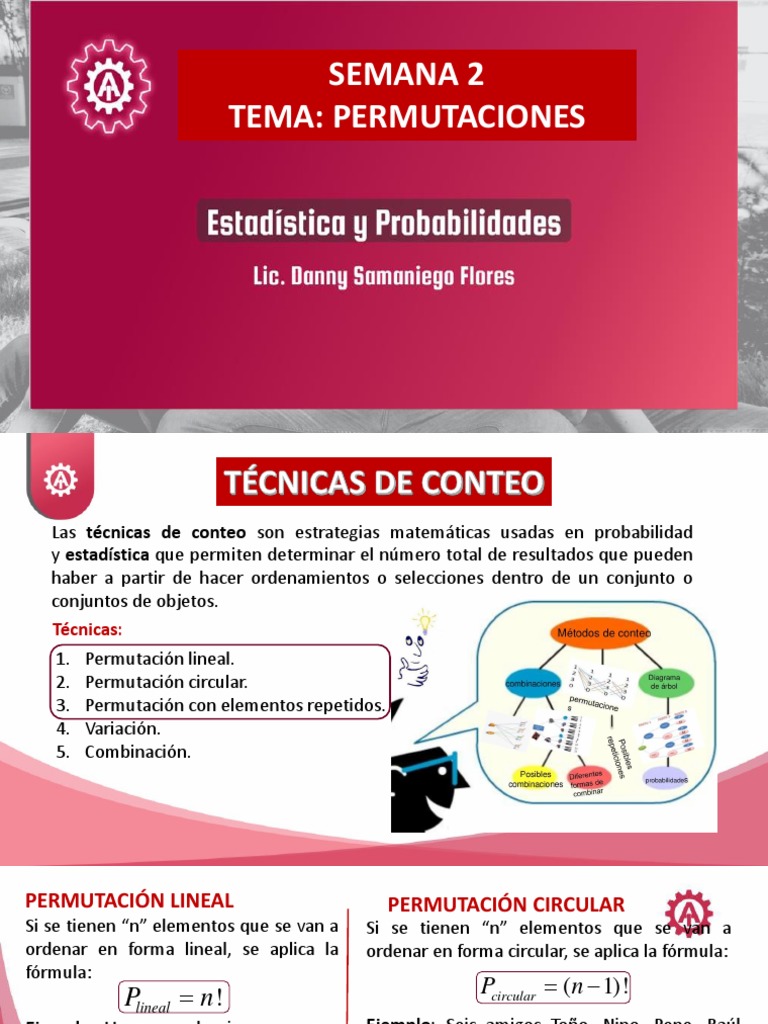 Fórmula de Permutación Circular | PDF