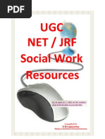 UGC NET JRF - Social Work Syllabus and Resource Links