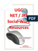 UGC NET JRF - Social Work Syllabus and Resource Links