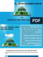 Manajemen Publik Materi 4