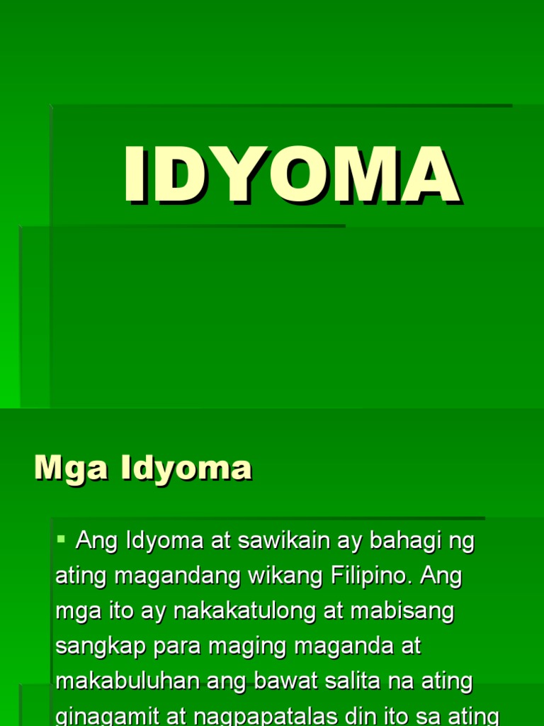 Idyoma