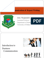 Business Communication & Report Writing