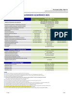 Calendario Académico 2021: Actividades Académicas Periodo 2021-01