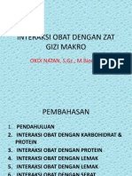 Interaksi Obat Dengan Zat Gizi Makro