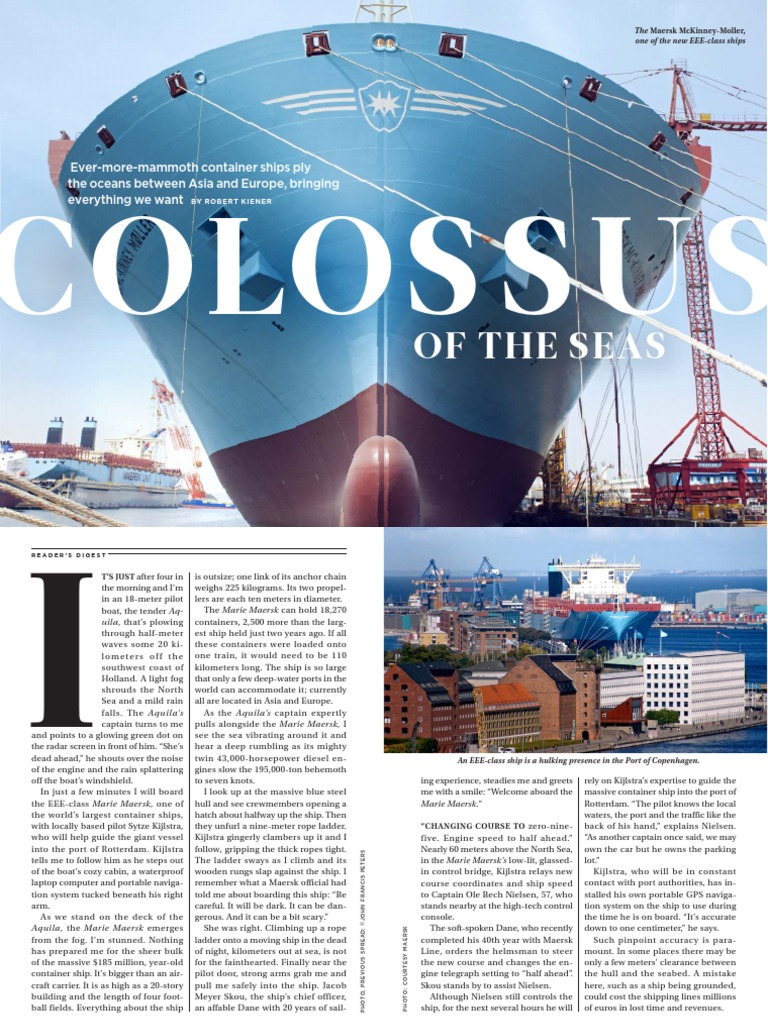 Aboard A Cargo Colossus | What do container ship crews do? – CTTP