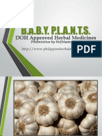 DOH Approved Herbal Medicines and Their Uses