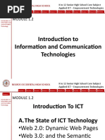 Introduction To Information and Communication Technologies: Negros Occidental High School