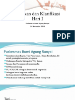 Masukan Dan Klarifikasi 1 Bumi Agung