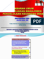 Materi Gambaran Umum Dan Kebijakan Pengelolaan Keuangan Desa