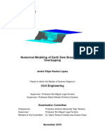 Numerical Modeling of Earth Dam Breaching by Overtopping (STAVBreach