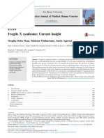 Fragile X Syndrome: Current Insight: The Egyptian Journal of Medical Human Genetics