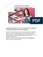 Estrategia de Marca en Instagram (DOMESTIKA)