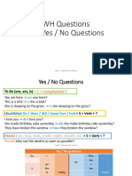 WH Questions and Yes / No Questions: English - Politeknik META Industri