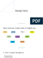 Modal Verb: English - Politeknik META Industri