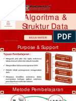Algoritma & Struktur Data: Mulai Materi Mulai Materi