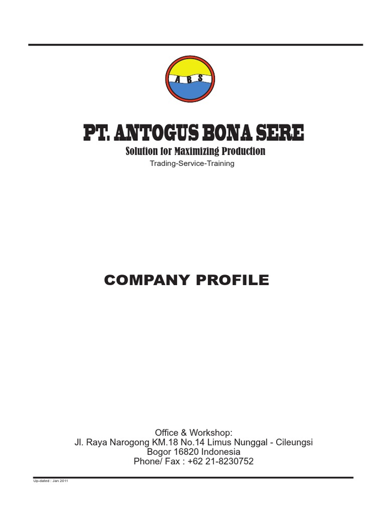 Abs Company Profile Rev 5 PDF Valve Steel