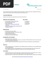 Grade 1 Lesson Plan: Telling Time | PDF | Clock | Learning