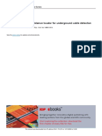 Development of fault distance locator for underground cable detection