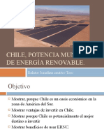 Chile, Potencia Mundial de Energía Renovable