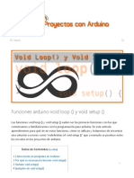 Funciones Arduino Void Loop y Void Setup - Proyectos Con Arduino