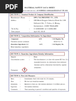 The Pink Stuff MSDS Overview | PDF | Safety | Occupational Safety And ...