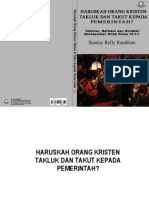 Haruskah Orang Kristen Takluk Dan Takut Kepada Pemerintah