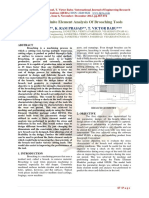 Design and Finite Element Analysis of Broaching Tools: A.V. Pradeep, K. Ram Prasad, T. Victor Babu